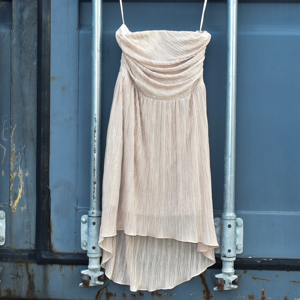 Sparkly Beige Dress by Express sz 2